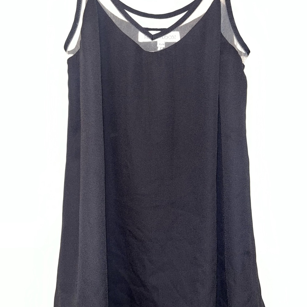 Black tank top